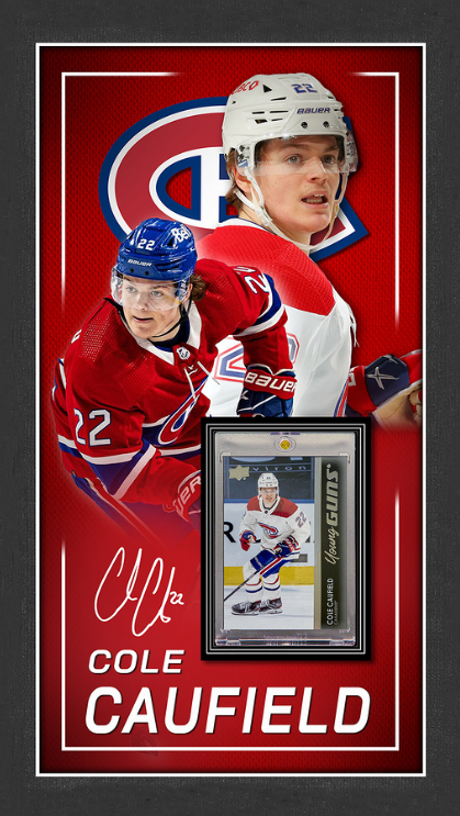 Cadre pour carte Cole Caufield