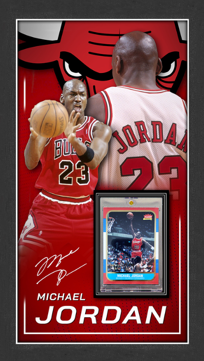 Cadre pour carte Michael Jordan