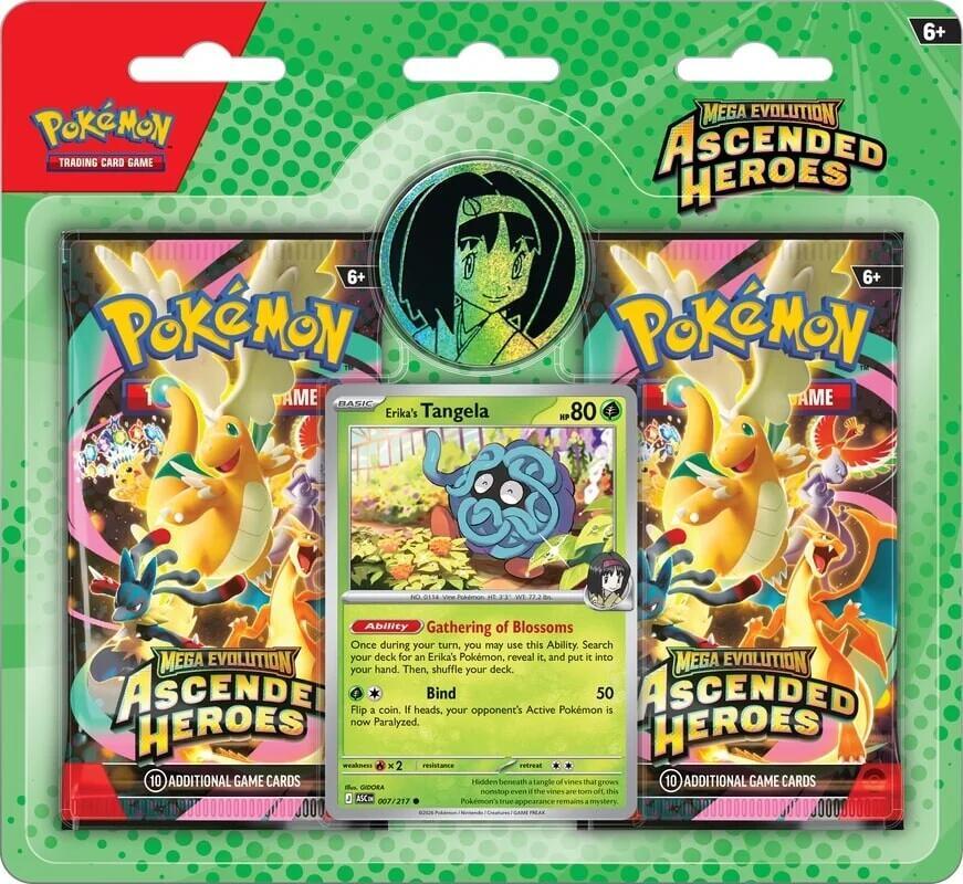 Ascended Heroes 2 Pack Blister (Erika)