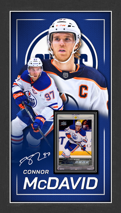 Cadre pour carte Connor McDavid
