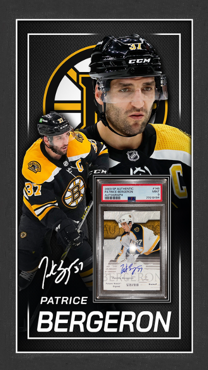 Cadre pour carte Patrice Bergeron