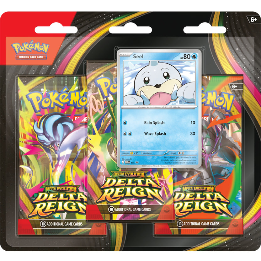 Pokemon TCG: Mega Evolution - Delta Reign 3-Pack Blister Nov 6 Pre-Order