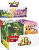 Pokémon TCG: 30th Celebration Mini Tins Display (10-Pack) Release date 2026-10-02