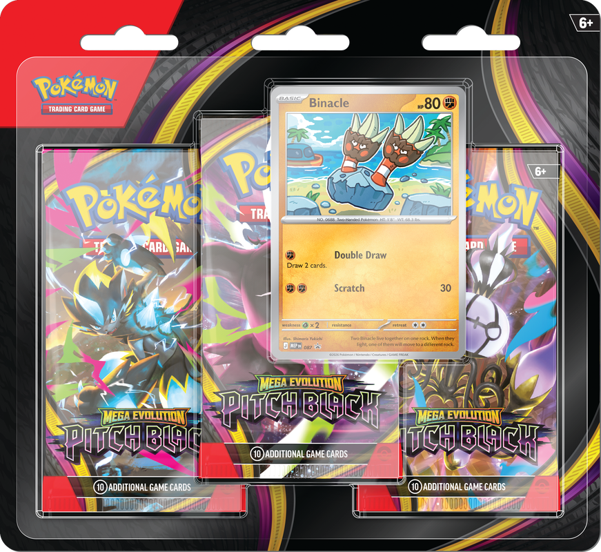 Pokémon TCG: Pitch Black 3-Pack Blister EN [Pre-Order] – La boîte