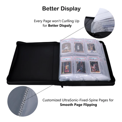 graded card binders PSA graded card binder (60 slots) – La boîte à hobby