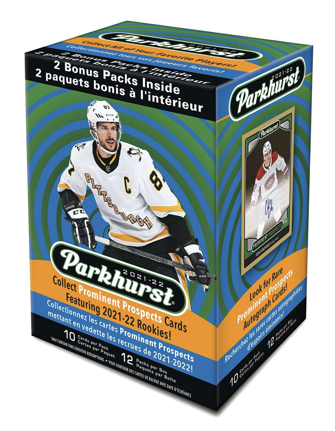 2021/22 Upper Deck Parkhurst Hockey 12 paquets Blaster Box