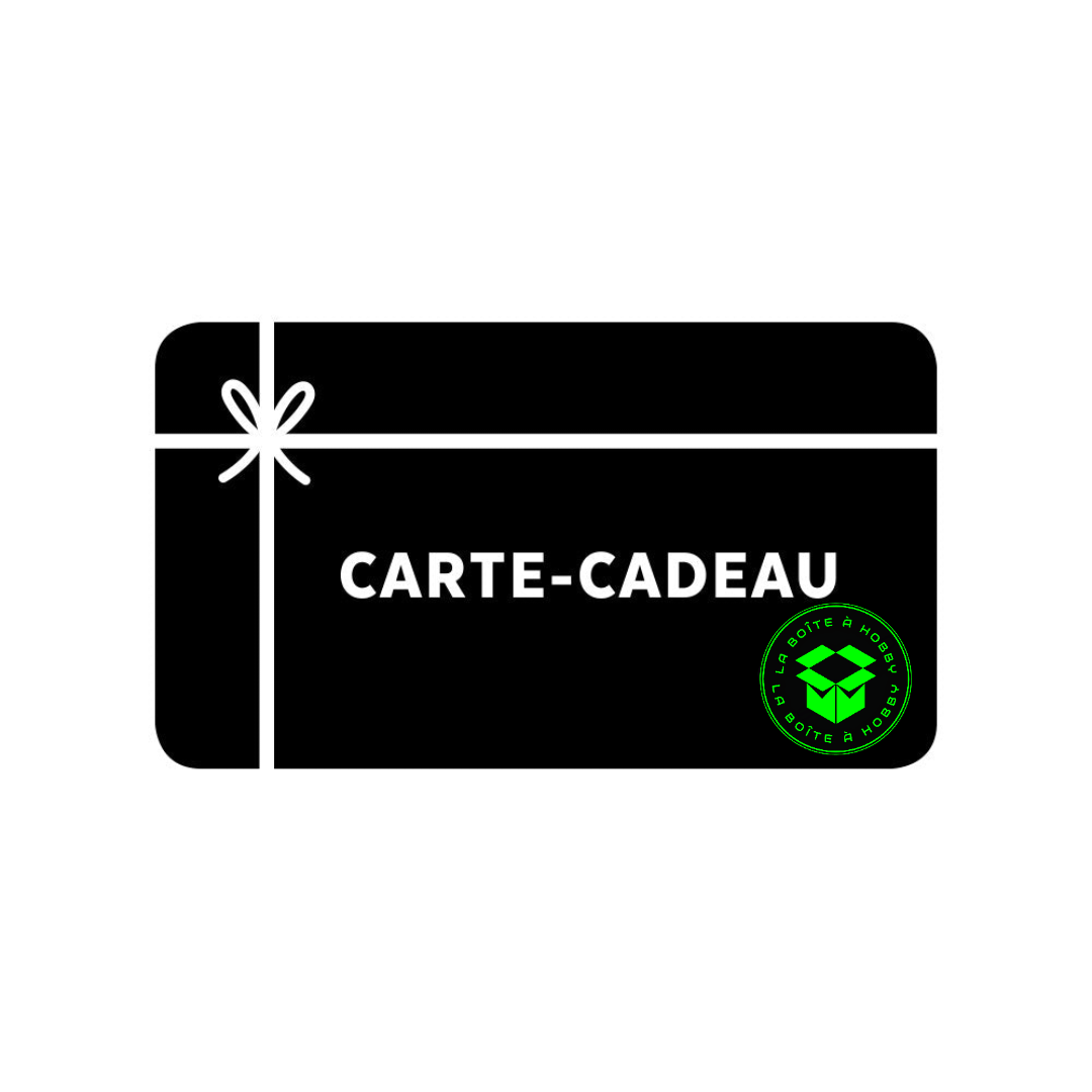 Carte cadeau la boîte à hobby