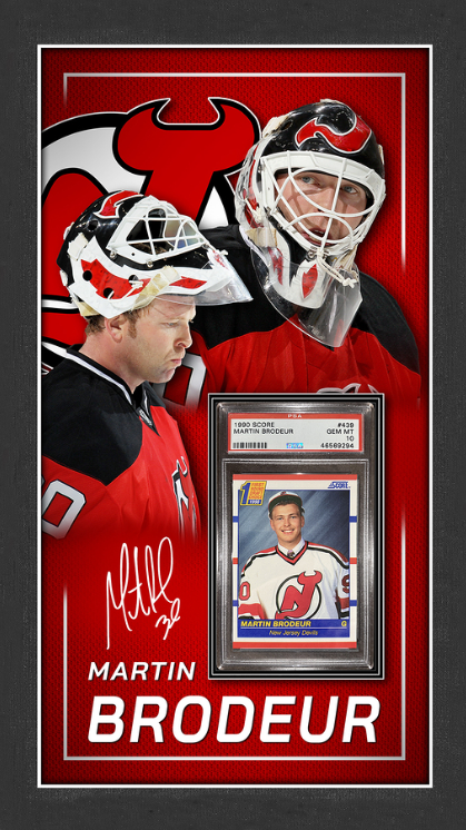 Cadre pour carte Martin Brodeur