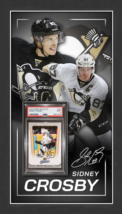 Cadre pour carte Sidney Crosby