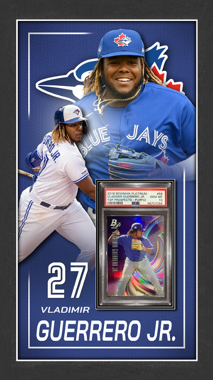 Cadre pour carte Vladimir Guerrero JR