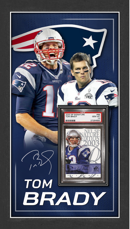 Cadre pour carte Tom Brady