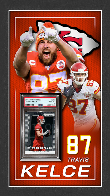 Cadre pour carte Travis Kelce