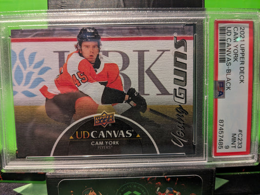 Cam York young guns black Canvas psa9