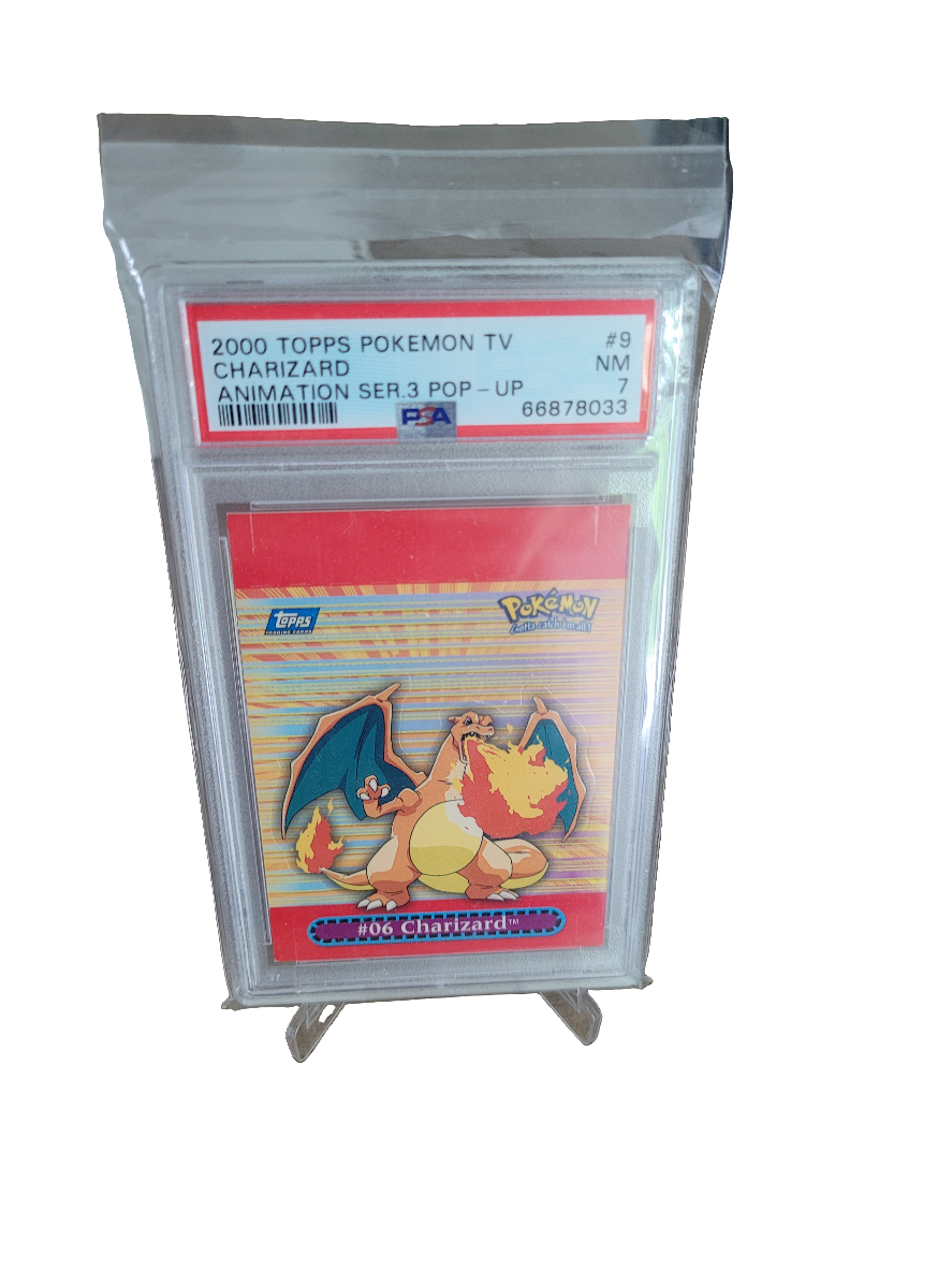 Charizard Topps Pop Up PSA 7