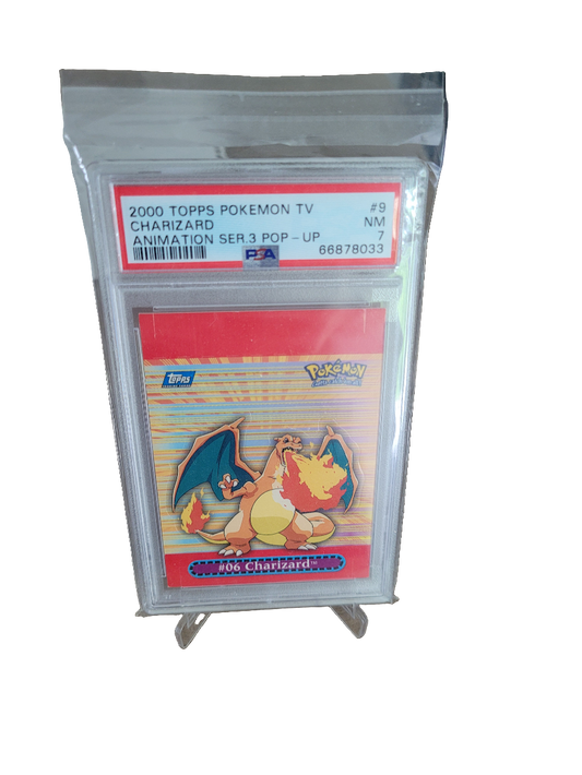 Charizard Topps Pop Up PSA 7