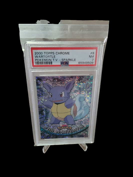 Wartortle Topps Chrome Sparkle PSA 7