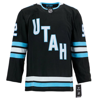 Logan Cooley Signed & Dated Utah Hockey Club Inaugural Game Premium Jersey #/24