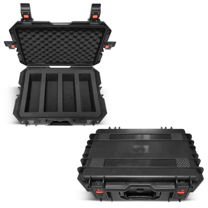 EVORETRO Travel Roller Case for Graded Cards – 4-Row Heavy-Duty Build
