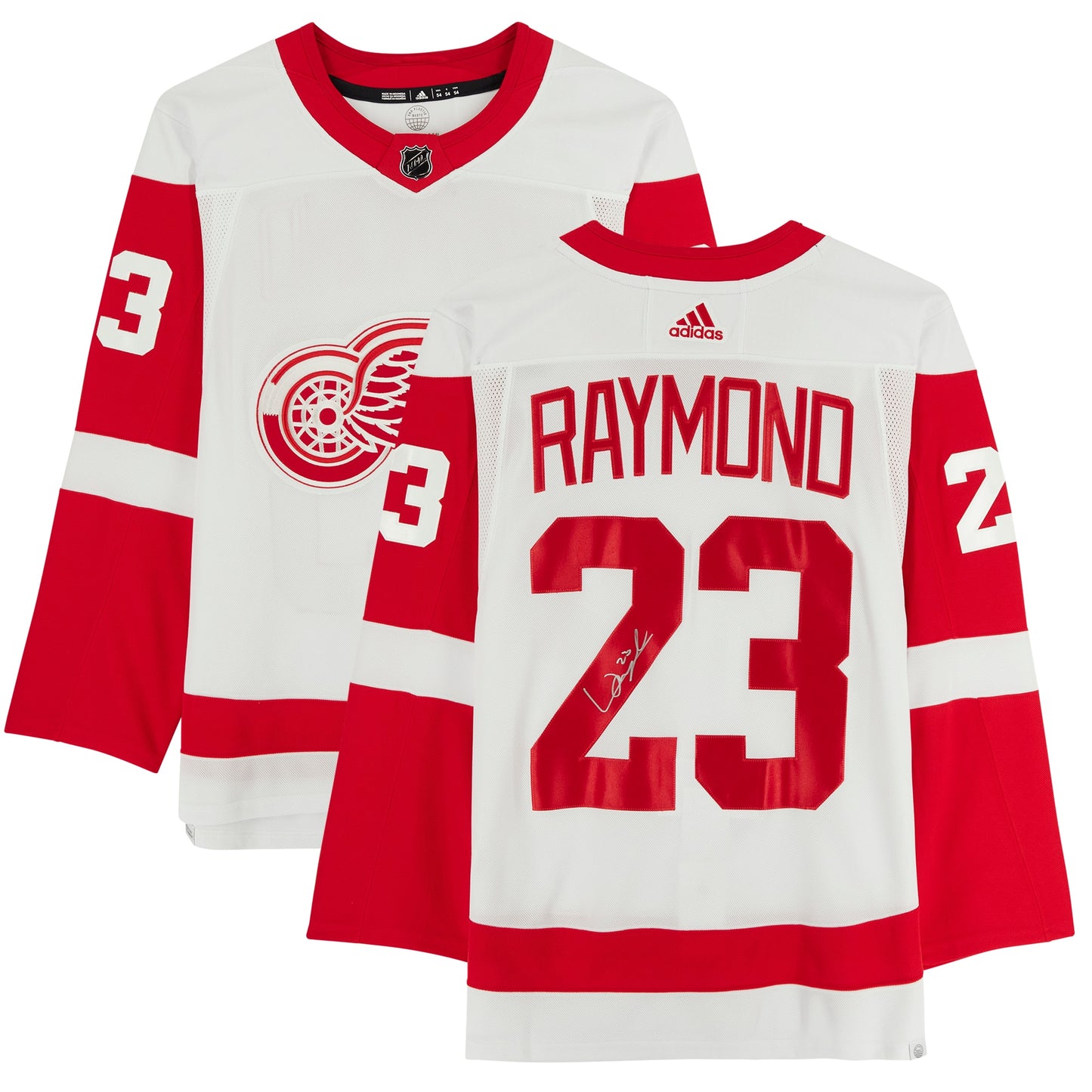 Lucas Raymond Detroit Red Wings Fanatics Authentic Autographed