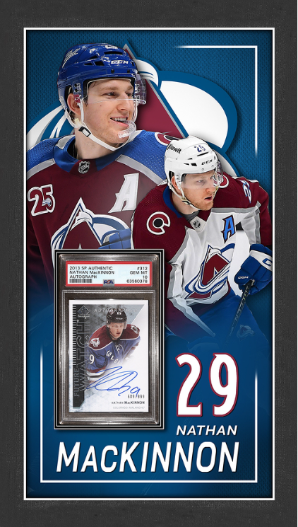 Cadre pour carte Nathan MacKinnon