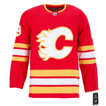 Zayne Parekh Autographed Calgary Flames Fanatics Premium Jersey