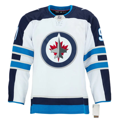 Cole Perfetti Winnipeg Jets Signed & Dated 1st Goal adidas Jersey #/91