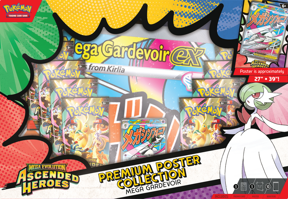 Pokemon ME-2.5 Mega Evolution Ascended Heroes Premium Poster Collection