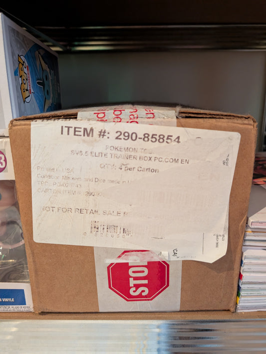 Pokémon TCG: Scarlet & Violet-Shrouded Fable Pokémon Center Elite Trainer Box Case sealed(4xETB)