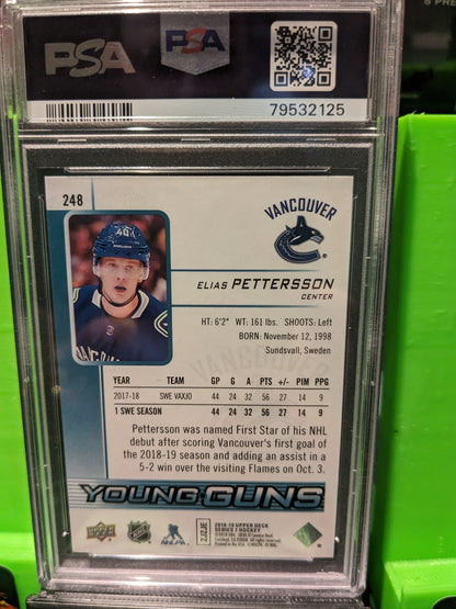 Elias Pettersson young guns psa9