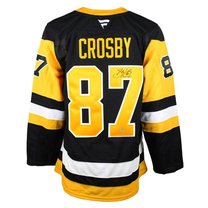 Sidney Crosby Signed Jersey Pittsburgh Penguins Black Fanatics Premium