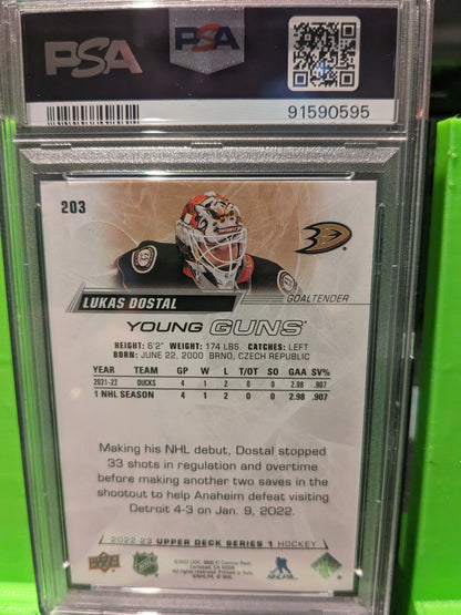 Lukas Dostal young guns psa8