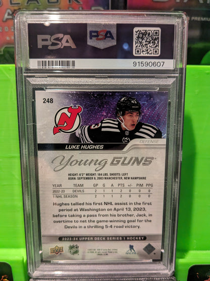 Luke Hugues young guns psa10