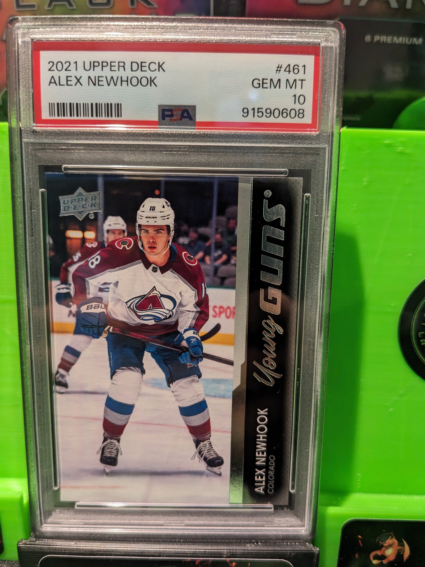 Alex Newhook young guns psa10