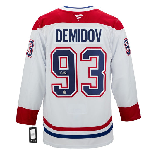 Ivan Demidov Autographed Montreal Canadiens Fanatics Jersey