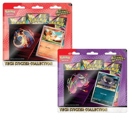 Pokémon - Mega Evolution Ascended Heroes - Tech Sticker Collection Display