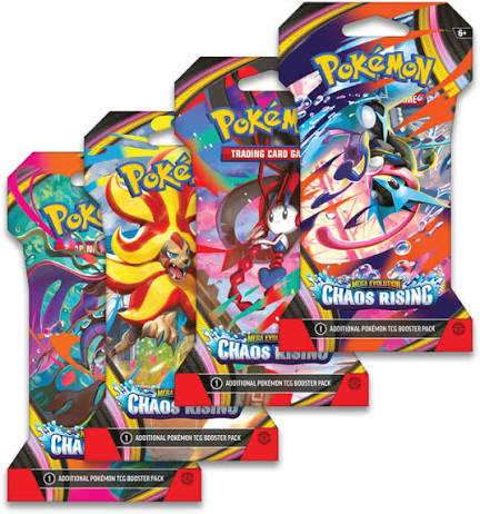 Pokémon - Mega Evolution Chaos Rising - Sleeved Pack EN(Pre-Order)