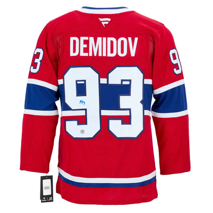 Ivan Demidov Autographed Montreal Canadiens Fanatics Premium Jersey