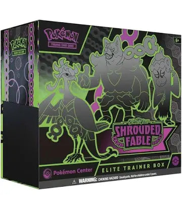 Pokémon TCG: Scarlet & Violet-Shrouded Fable Pokémon Center Elite Trainer Box Case sealed(4xETB)